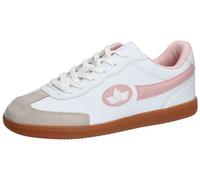 Lico Unisex's Shuttle Sneaker, White Pink, 4 UK
