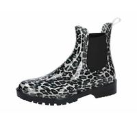 Lico Women Lania Rain Boot, Beige Brown Black, 8.5 UK