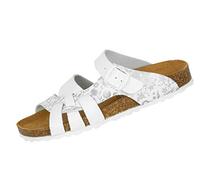 Lico Women's Bioline Flora Mules, White White Silver White Silver, 4 UK