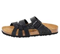 Lico Women's Bioline Gleam Mules, Black, 4 UK