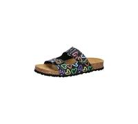 Lico Women's Bioline Heart Mules, Black, 41 EU, Black, 8.5 UK