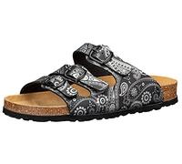 Lico Women's Bioline Lady Power Mule, Black Silver, 5 UK