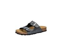 Lico Women's Bioline Platino Mules, Black Silver, 5 UK