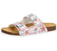 Lico Women's Bioline Platino Mules, White/Colourful, 40 EU, Bright White, 8 UK