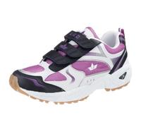 Lico Women's Bob V Multisport Indoor Shoes, White, Purple, Navy., 6 UK