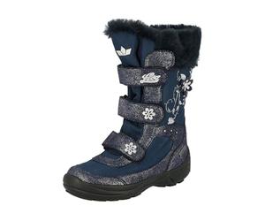 Lico Women's Mary V Snow Boots, Navy silver, 3.5 UK