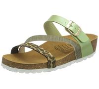 Lico Women's Natural Glitter Mule, Grün, 6 UK