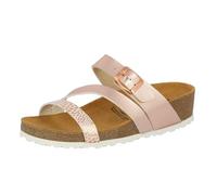 Lico Women's Natural Glitter Mules, Red (Rose Rose), 7 UK