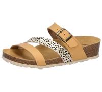 Lico Women's Natural Glitter Slippers, Beige, 4.5 UK