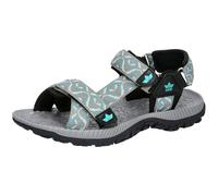 Lico Women's Samoa V Sandals, Grey/Turquoise, 36 EU, Grey turquoise, 4 UK