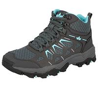 Lico Women's Sierra High Cross Country Running Shoe, Anthracite Turquoise, 7 UK