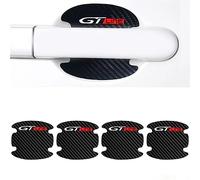 LICOME 4 pcs Car Emblems Badge Sticker for Peugeot GTLine RCZ 107 108 206 207 208, Logo Car Emblem Styling Car Badge Lettering Decals Auto Decoration, Car Decal Logo Sign Sticker Accessories
