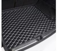 LICOME Car Leather Boot Liner Mat for Audi A6 C5 Sedan 1997-2004, Car Rear Trunk Protector Pad, Custom Waterproof Anti-Slip Luggage Mat, Cargo Tray Carpet Protector Liners,A Black