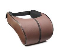 LICOME Car Neck Pillow for BMW 3 Series 5 Series 7 Series 1 Series 2 Series X5 X3, Leather Headrest Pillow for Relieving Neck Fatigue with Soft Memory Foam, Breathable Car Seat Head Neck Support