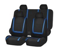 LICOME Car Seat Cover Sets for Suzuki Alto GF 2009-2015, Full Set Front and Rear Seat Protectors, Breathable Comfortable Car Seat Covers Cushions Accessories,C Blue