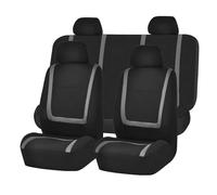 LICOME Car Seat Cover Sets for Suzuki Alto GF 2009-2015, Full Set Front and Rear Seat Protectors, Breathable Comfortable Car Seat Covers Cushions Accessories,D Grey
