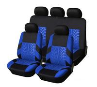 LICOME Car Seat Covers Full Set for Toyota Yaris 4 GR Cross Hybride 2020-2025, Front and Rear Seat Covers, Breathable Non-Slip Comfortable Seat Cushions, Interior Accessories,D Blue