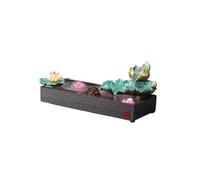 LICONG-2020 Indoor Fountain Tabletop Fountain, Meditation Indoor Waterfall Feature for Home Office Bedroom Relaxation(Medium)