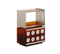 LICONG-2020 Record Stand Light Luxury Vinyl Record Rack Acrylic Bedside Table Bookcase Sideboard with Drawer