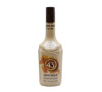 Licor 43 Crème Brûlée, Ideal Spanish Cream Liqueur, 70 cl, 16 Percent ABV, a fusion of the Licor 43 secret recipe and creamy caramel Crème Brûlée flavours