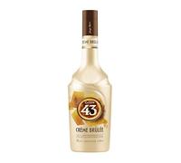 Licor 43 Crème Brûlée, Ideal Spanish Cream Liqueur, 70 cl, 16 Percent ABV, a fusion of the Licor 43 secret recipe and creamy caramel Crème Brûlée flavours