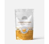Licorice, Ginger & Turmeric Herbal Tea cut 100g (Golden Licorice Tea) | Pure Root Blend | Smooth, Flavorful & Caffeine-Free By Hebhac Herbals