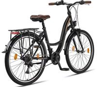 Licorne Bike Stella Premium City Bicycle Black - 26-inch Bike 21 Gear Speeds Bike for Girls, Boys, Men and Women- City Bike for cycling includes tools?