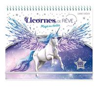 Licornes de rêve - Carnet créatif - Magie des étoiles: Carnet créatif Magie des étoiles. Avec 500 stickers