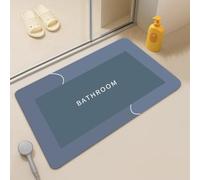 LICOZYVE Diatomite Bath Mat,Non-Slip Anti Mould Bathroom,Diatom Mud Absorbent Mat,80 * 50 cm rectangle Bedroom & Kitchen Rug,Qucik-Drying 4 Layer thickened doormat.
