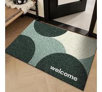 LICOZYVE Welcome Door Mat,Heavy Duty Outdoor Mats, Washable Indoor Mat 40×60 cm, Dirt Trapper Non Slip Rug for Entrance, Patio, Front Back Door