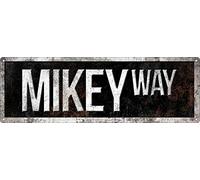 Licpact Mikey Way Slim Tin Sign Metal Sign Wall Decor 16"x4"