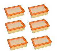 LICPDOG Hepa filter for Karcher WD4/WD5/WD6/MV4/MV5/MV6 flat fold filter, Replacement for 2.863-005.0 multi-purpose vacuum cleaners(6pcs)