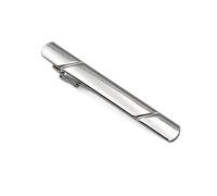 LICQIC 1 Pack Tie Clips for Men Long Styles, Tie Tack Pins, Necktie Bar, for Men Business Party Wedding Best Gift and Daily Life (Silver)