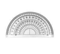 LICQIC 1 Pcs Clear Plastic Protractor 180 Degrees 4 Inches for Angle Measurement, Student Maths, Classroom, School Office