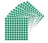 LICQIC 10 Sheets Small Self Adhesive Number Stickers, 1 to 100 Sticky Round Number Labels for Sorting, Organizing, Storage Boxes, Lockers, Office&School Supplies, 10 mm