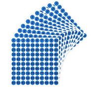 LICQIC 10 Sheets Small Self Adhesive Number Stickers, 1 to 100 Sticky Round Number Labels for Sorting, Organizing, Storage Boxes, Lockers, Office&School Supplies, 10 mm