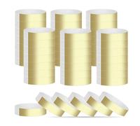LICQIC 100 Pcs Gold Event Wristbands, Party Wristbands, Waterproof Wristbands Suitable for Event Parties Concerts Water Parks