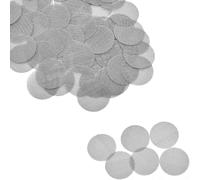 LICQIC 100 Pcs Stainless Steel Smoking Pipe Filter Screen, 20mm Stainless Steel Pipe Screen Filters for Pipe, Rig,Bong Gauze Ash Catcher