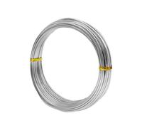 LICQIC 12 Gauge 2.0 mm Aluminium Craft Wire, Bendable Metal Wire for Bicycle Styling Skeleton Craft Flower Making, Jewellery Making, Wire Weaving and Packaging (Silver)