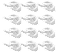 LICQIC 12 Pcs Hat Hooks for Wall Self Adhesive, Cap Display Hooks for Bedroom Wall, Door, Closet or Office (Design C, White)