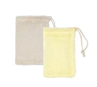 LICQIC 2 Pcs Sisal Soap Bag, Exfoliating Soap Bags for Lathering and Exfoliating in The Shower