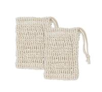 LICQIC 2 Pcs Sisal Soap Bag, Exfoliating Soap Bags for Lathering and Exfoliating in The Shower