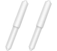 LICQIC 2 Pcs Toilet Paper Holder Rollers, Plastic Toilet Tissue Roll Holder Insert, Spring Loaded Toilet Roll Holder Insert, for Bathroom