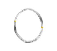 LICQIC 20 Gauge 0.8 mm Aluminium Craft Wire, Bendable Metal Wire for Bicycle Styling Skeleton Craft Flower Making, Jewellery Making, Wire Weaving and Packaging (Silver)