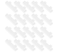 LICQIC 20 Pcs Weep Vent Cover, Window Drain Caps, Weep Hole Drainage Covers Double Glazing, for Doors and Windows (White)