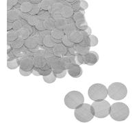 LICQIC 200 Pcs Stainless Steel Smoking Pipe Filter Screen, 15mm Stainless Steel Pipe Screen Filters for Pipe, Rig,Bong Gauze Ash Catcher