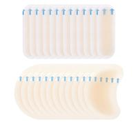 LICQIC 24 Pcs Blister Plasters, Invisible Hydrocolloid Gel Blister Bandages, Gel Plaste for Toes Foot Heel Protector and Guard Skin (2 Shape)
