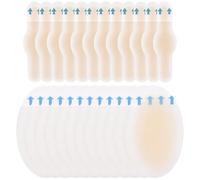 LICQIC 24 Pcs Blister Plasters, Invisible Hydrocolloid Gel Blister Bandages, Gel Plaste for Toes Foot Heel Protector and Guard Skin (2 Shape)