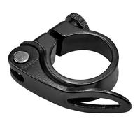 LICQIC 31.8 mm Bike Seat Post Clamp, Quick Release Seat Post Clamp for MTB Bike Road Bike Casual Bike (Black)