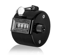 LICQIC 4-digit Clicker Counter, Handheld Counters, Tally Counter, for Counting, Scoring, Knitting, Golf (Black)